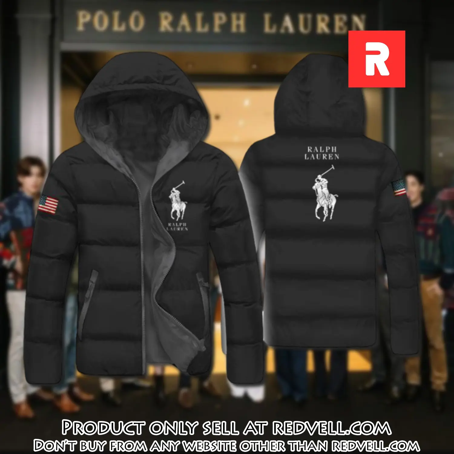 Ralph lauren downfilled coat ultralight down jacket outdoor jacket warm outwear dfj1019 rv5145022